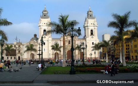Postcard Lima Plaza de Armas