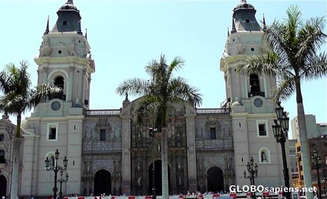 Postcard Cathedral in Lima