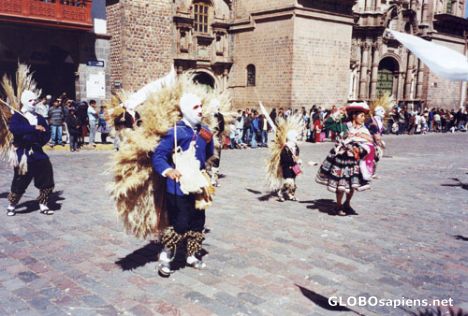 Postcard Inti Raymi party.
