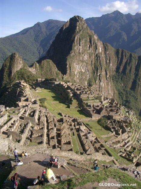 Postcard View over Machu Picchu