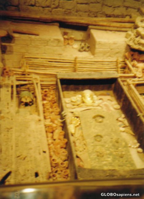 Postcard Incan Burial