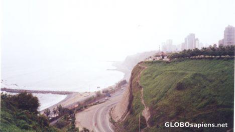 Postcard Lima coast.