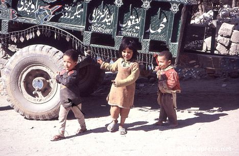 Postcard Pakistan 2008, Shigar, Children
