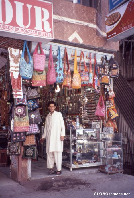 Postcard Pakistan 2008, Murree, Bazaar