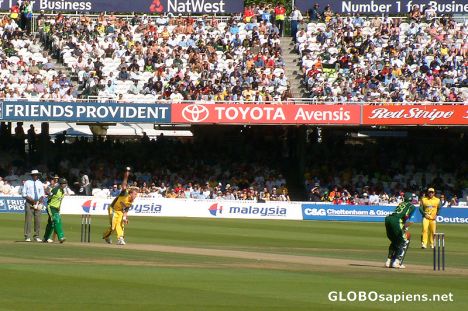 Postcard Pak vs Aus Cricket Match in Multan Cricket Stadium