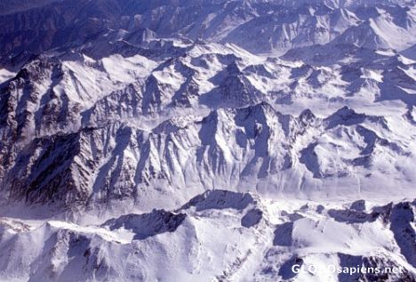 Postcard Hindukush Mountains
