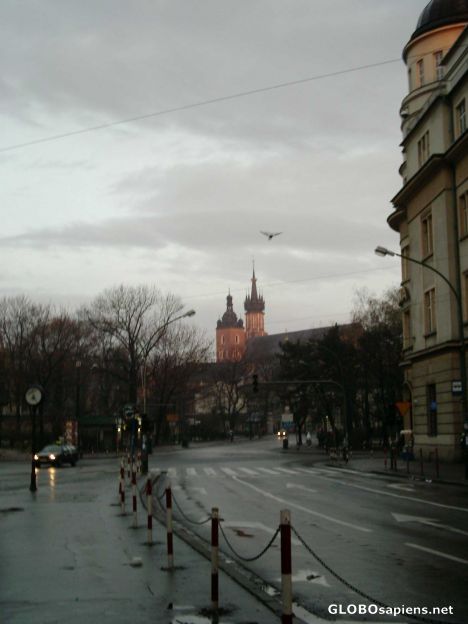 Postcard Sunrise in Cracow