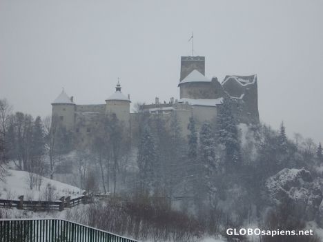 Postcard castle in Niedzica