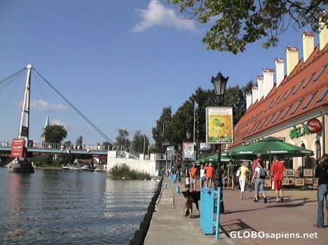 Postcard Waterfront in Mikolajki