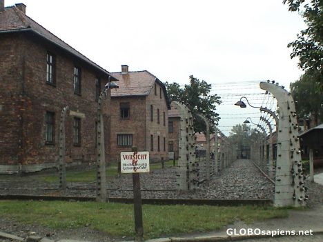 Postcard Auschwitz Camp