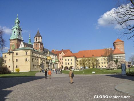 Postcard Wawel castle