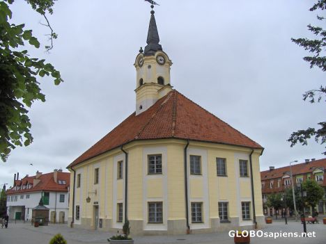 Postcard Bielsk Podlaski Town Hall
