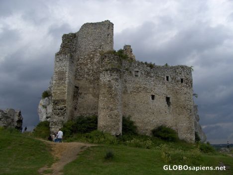 Postcard Ruins of the Mirów Castle