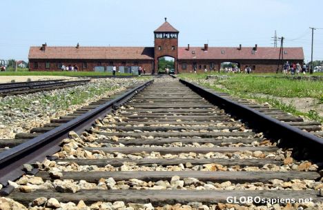 Postcard Auschwitz-Birkenau