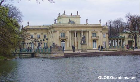 Postcard Lazienki Palace