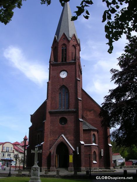 Postcard Church in Ustka
