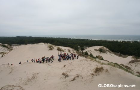 Postcard Moving dunes