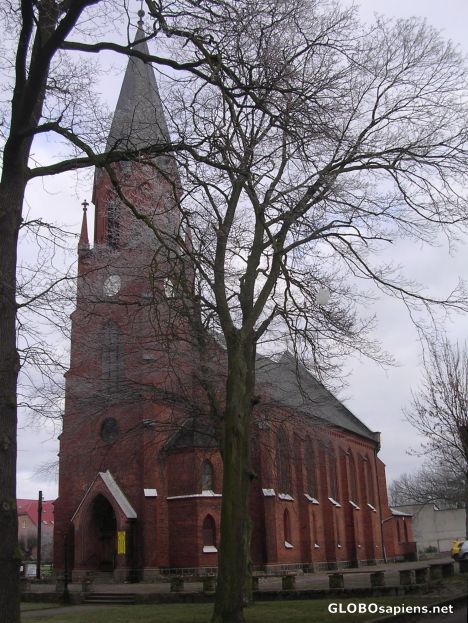 Postcard Church in Ustka