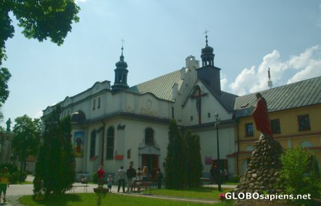 Postcard Monastery in Wloclawek