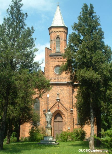 Postcard Wloclawek - church