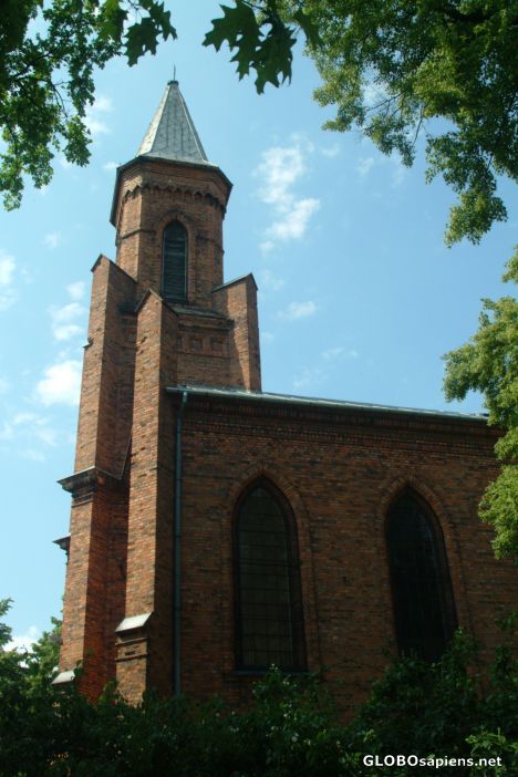 Postcard Wloclawek - Augsburg-Evangelical church