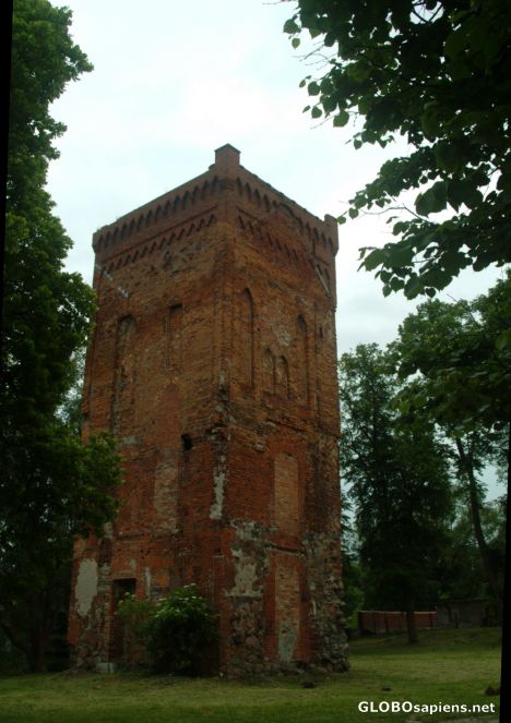 Postcard Braniewo - Tower gate