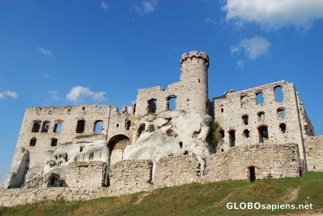Postcard Ogrodzieniec Castle