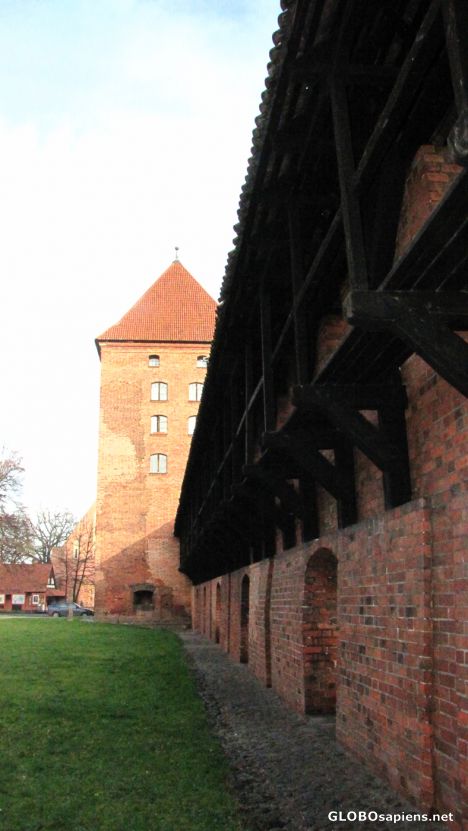 Postcard Malbork castle