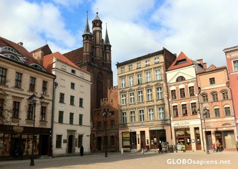 Postcard Torun (PL) - Rynek Staromiejski (Old Town Square)