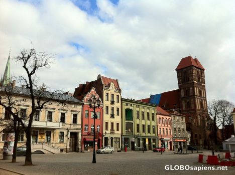 Postcard Torun (PL) - Rynek Nowomiejski (New Town Square)