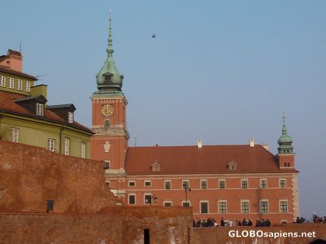 Postcard Royal Castle in Warsaw