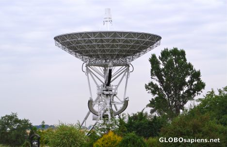 Postcard Radio telescope in Piwnice near Toruń