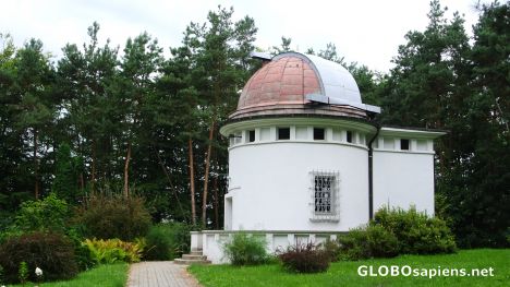 Postcard Park at the Astronomical Observatory in Piwnice