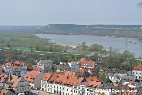 Postcard Kazimierz Dolny - View from the top