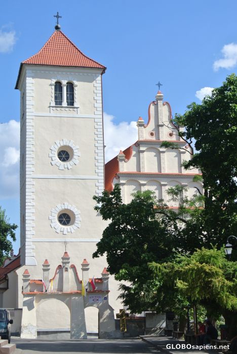 Postcard Church in Janowiec