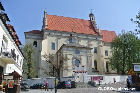 Postcard Kazimierz Dolny - Parish Church 2