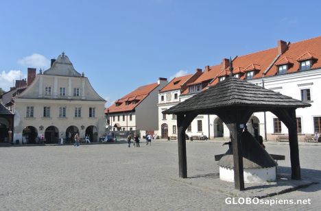 Postcard Kazimierz Dolny - market 2