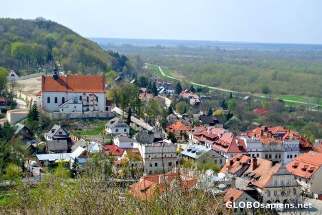 Postcard Kazimierz Dolny - roofs