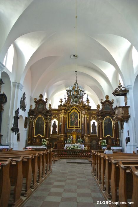 Postcard Kazimierz Dolny - Monastery inside