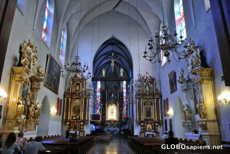 Postcard Basilica of St. Margaret in Nowy Sącz