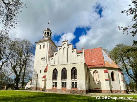 Postcard Church in Duninowo