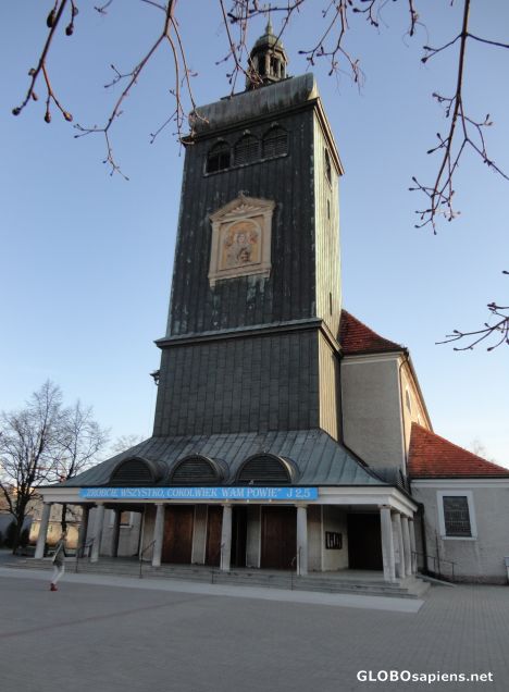 Postcard Bydgoszcz Church