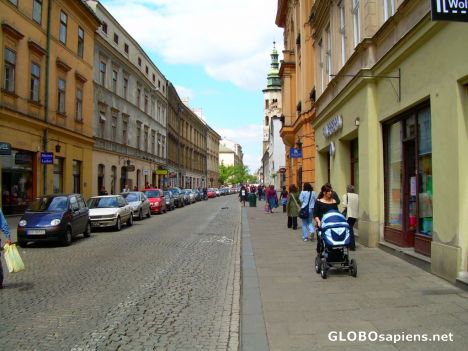 Postcard Grodzka street