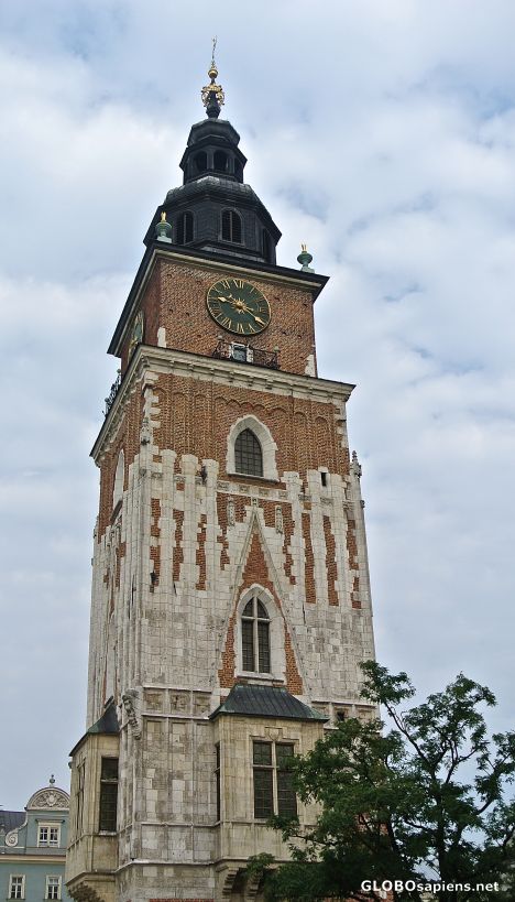 Postcard Kraków - Town Hall Tower