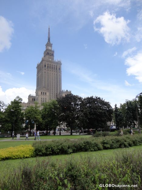 Postcard Palace of Culture and Science..