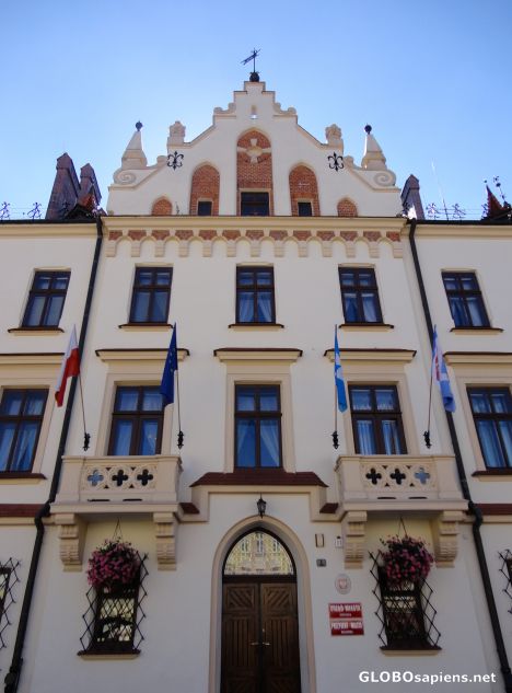 Postcard Town Hall Rzeszow