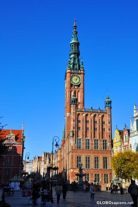 Postcard Gdansk (PL) - The Townhall