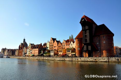 Postcard Gdansk (PL) - the medieval Crane