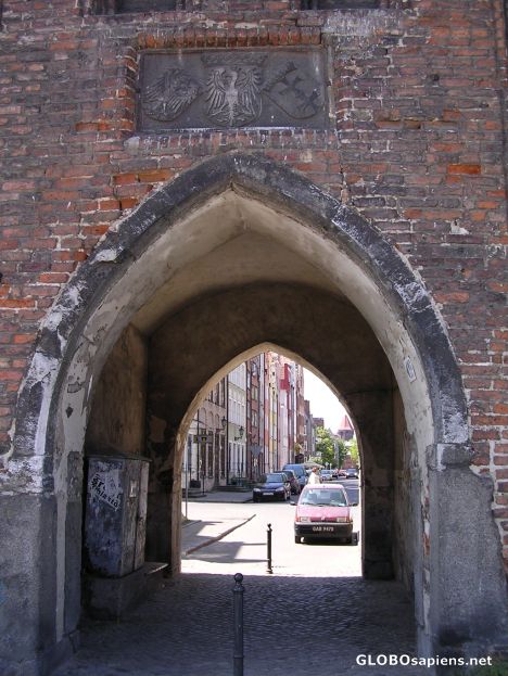 Postcard Gdansk - Gate Straganiarska