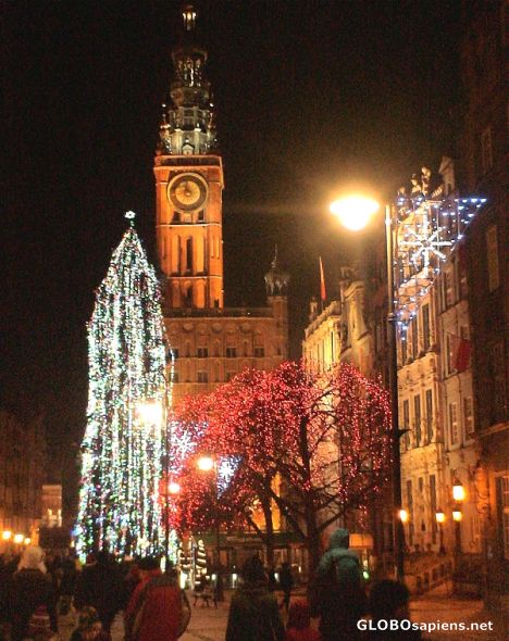 Postcard Evening in Old Gdansk